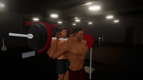 Tex spots Viktor’s press from behind as Viktor’s strength pours into him